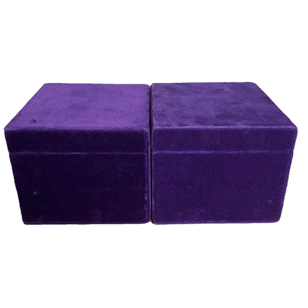 Gucci Box Purple Velvet Bracelet Watch Accessories 5x5x4.5